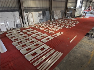 Taj Mahal Quartzite Bathroom Countertops