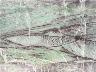 Moldavite Crystal Green Vivid Polished Quartzite Slabs