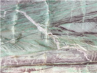 Moldavite Crystal Green Vivid Polished Quartzite Slabs