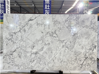 Superwhite Dolomite Brazilian Grey Polished Slabs