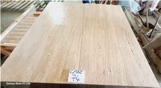 Classic Travertine Vein Cut Slabs