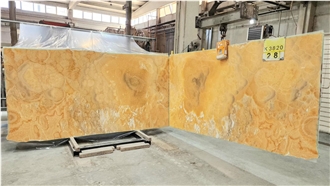Orange Onyx Slabs