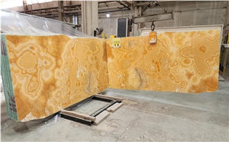 Orange Onyx Slabs