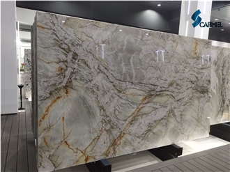Natural Cristallo Tiffany Quartzite Slabs
