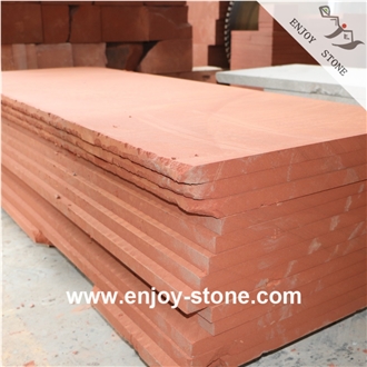 Red Sandstone Sawn Cut Tiles/Slab 20~30Mm
