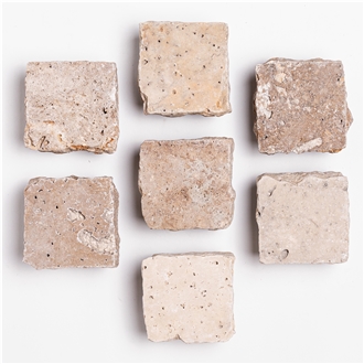 Beige Travertine Cobblestone Paver