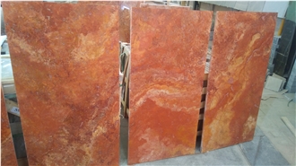 Red Travertine  Wall Tiles