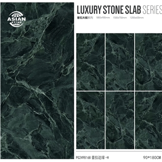 Polished Prada Green Sintered Stone Slabs