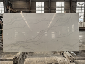 Quartz Slab Artificial Stone Slabs Hot Sale Pattern 7204