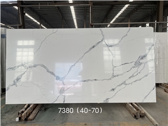 Quartz Slab Artificial Stone Slabs Hot Sale Pattern 7380