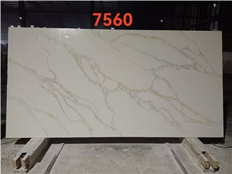 Quartz Slab Artificial Stone Slabs Hot Sale Pattern 7560