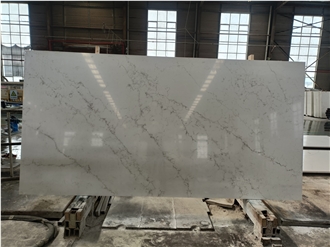 Quartz Slab Hot Sale Pattern Calacatta Quartz Tiles