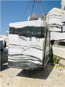 Panda  White Marble Blocks