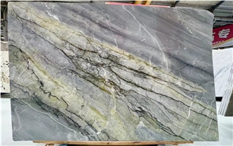 Polished Brazil Amazon Blue Quartzite Slabs