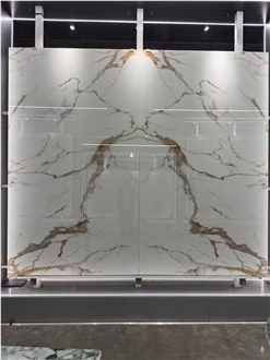 Nano Calacatta Gold Booking Match  Nano Crystallized Glass