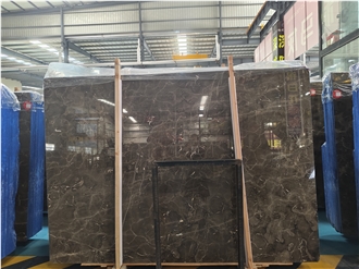 China Dark Emperador Marble Slabs With High Quality