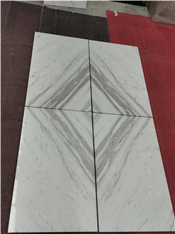 Classic Carrara White Marble Floor Tiles For Luxury Design