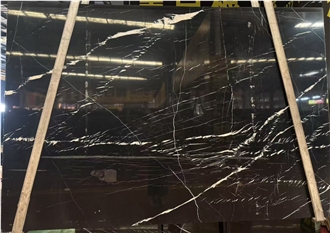 Hot Sale Anatolian Black Marble Slabs For Exquisite Design