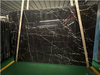 Hot Sale High Quality Black Marquina Marble Slabs