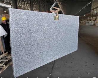 China Hubei G603 Sesame White Granite Slabs Polished