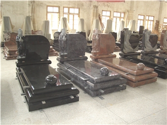 G603, Indian Black, Aurora Granite Hungarian Tombstones