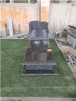 Orion Visac Blue Granite  Headstone