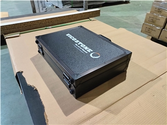Black Aluminum Sample Case- With Name Card Holder