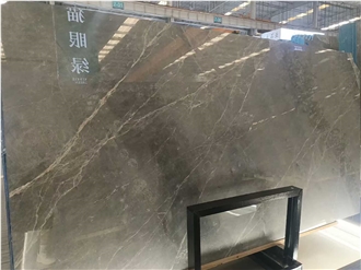 Beautiful Hermes Grey Marble Slabs -Polished