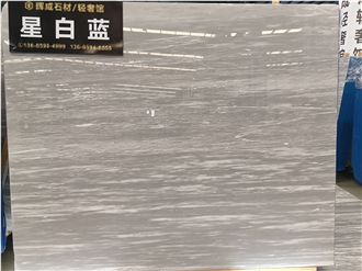 Chinese Star White Blue Marble Slabs