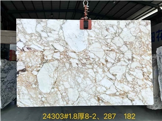 High Quality Calacatta Gold Marble Slabs-Polished