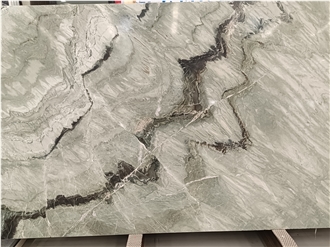 High Quality Cloud Emerald Marble Slabs