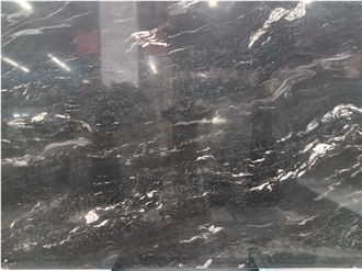 High Quality Cosmic Black Granite Slabs