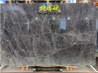 High Quality Hermes Grey Marble Slabs-Polished
