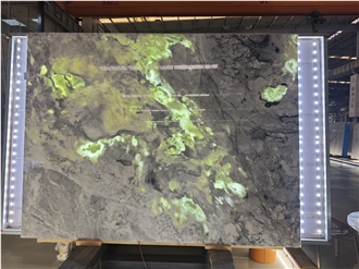 High Quality Jade Green Marble Slabs-Polished