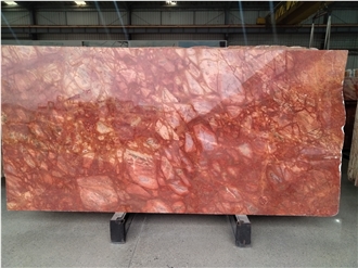 High Quality Ruby Red Marble Slabs