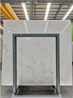 High Quality Yabolai White Marble Slabs-Polished