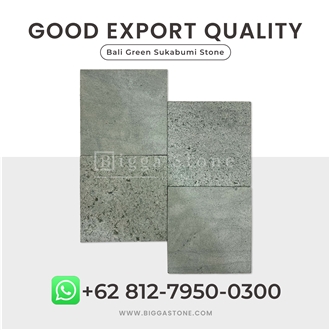 Green Sukabumi Stone Bali Quartzite Pool Tiles