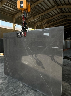 Pietra Gray Marble Slab Tiles