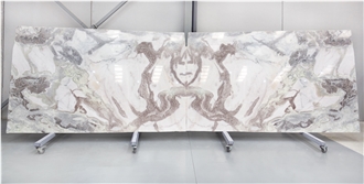 Oyster White  Marble Slabs