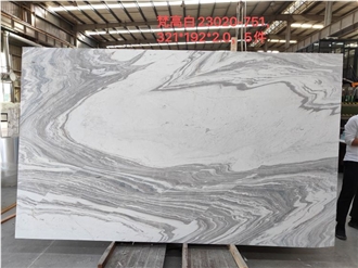 Van Gogh White Lais Marble Slab Flooring Tiles