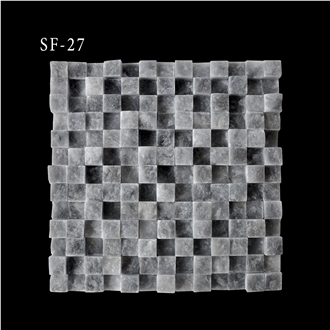 Blue Moon Marble Split Mosaic