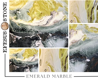 Green Marble Cold Jade Emerald Slab Wall Tiles