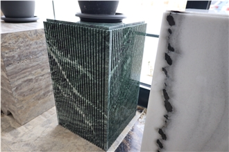 Green Marble Modern Cafe Table