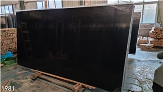 China King Black Marble Slabs Ink Karakax Stone Tile