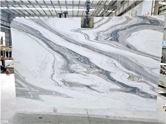 China Van Gogh White Marble Slabs