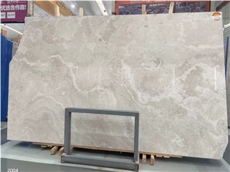 China Wooden White Marble Cross Cut Slabs Tiles Serpeggiante