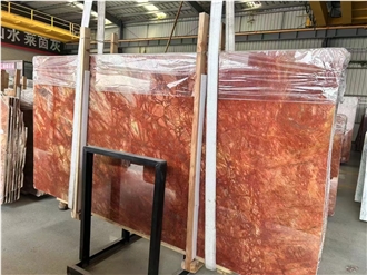 Ruby Red Marble Slabs Home Wall Floor Decoration Tile