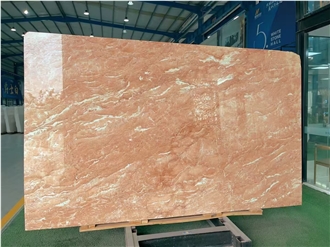 Polished Orange Peel Red Marble Slabs