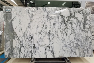 Arabescato Carrara White Marble Slabs