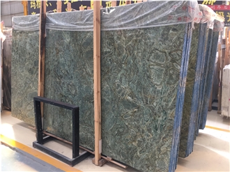 Birjand Forest Green Marble Slabs